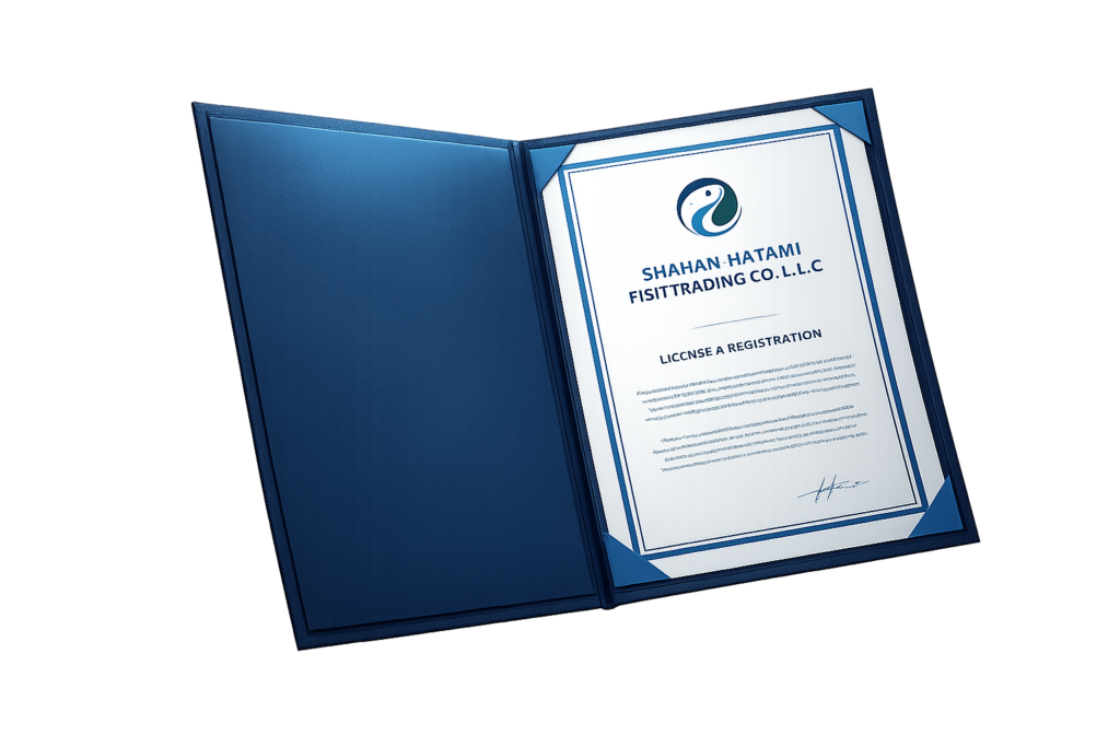 Registerd licenced sea food traders